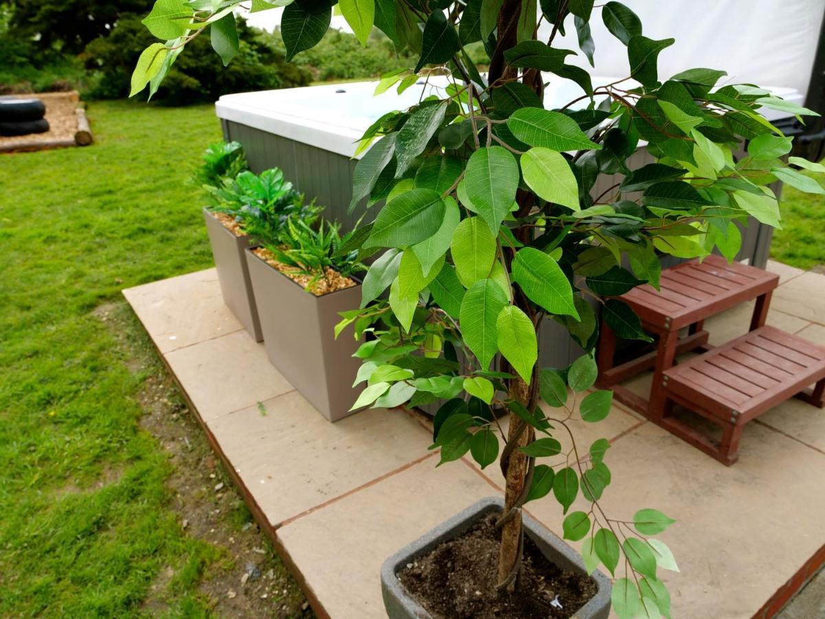 Deluxe 2 Bed Versace Bungalow Hot Tub, Sky Tv, Cinema Screen Saffron Walden Buitenkant foto